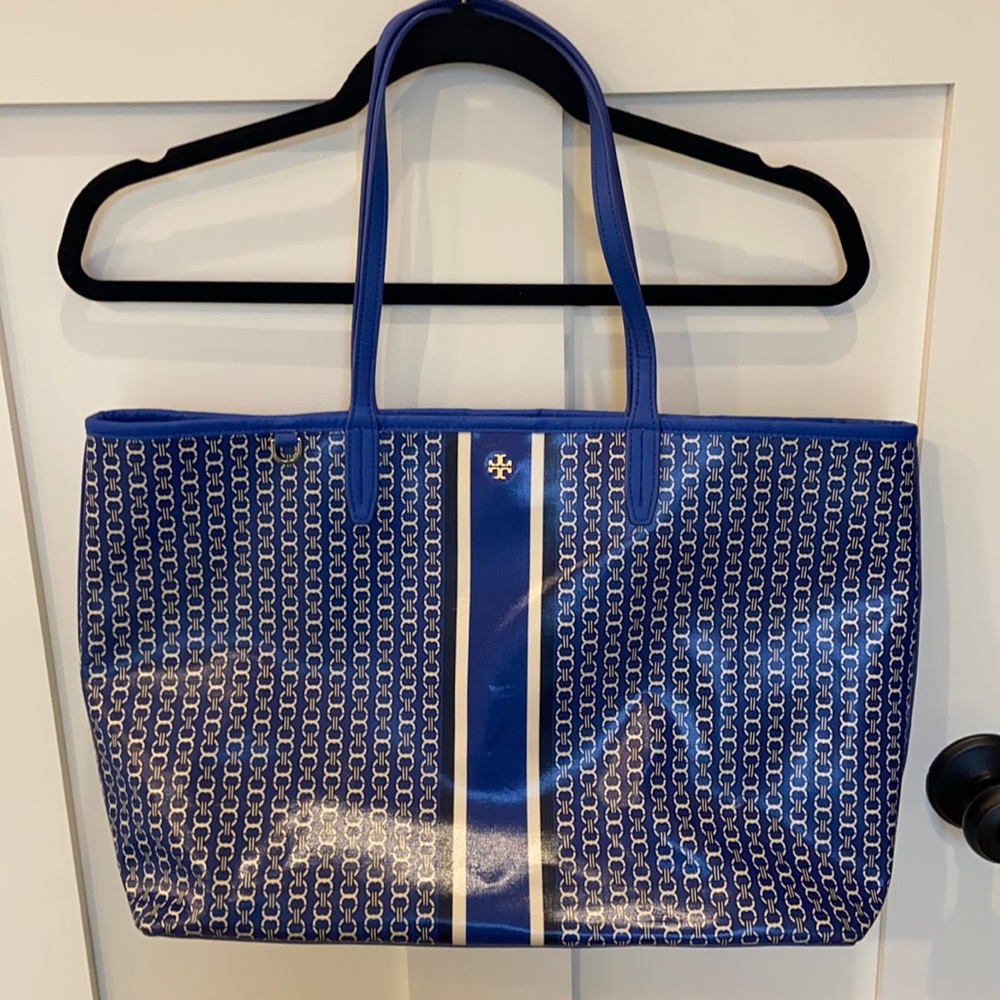 Tory Burch large Gemini Tote - royal link design